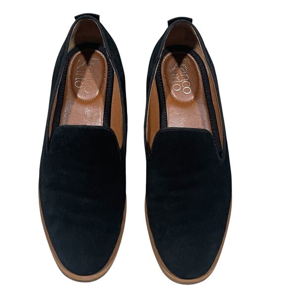 Franco Sarto Women's Jeela Suede Loafers in Black Size 6 - Picture 9 of 10